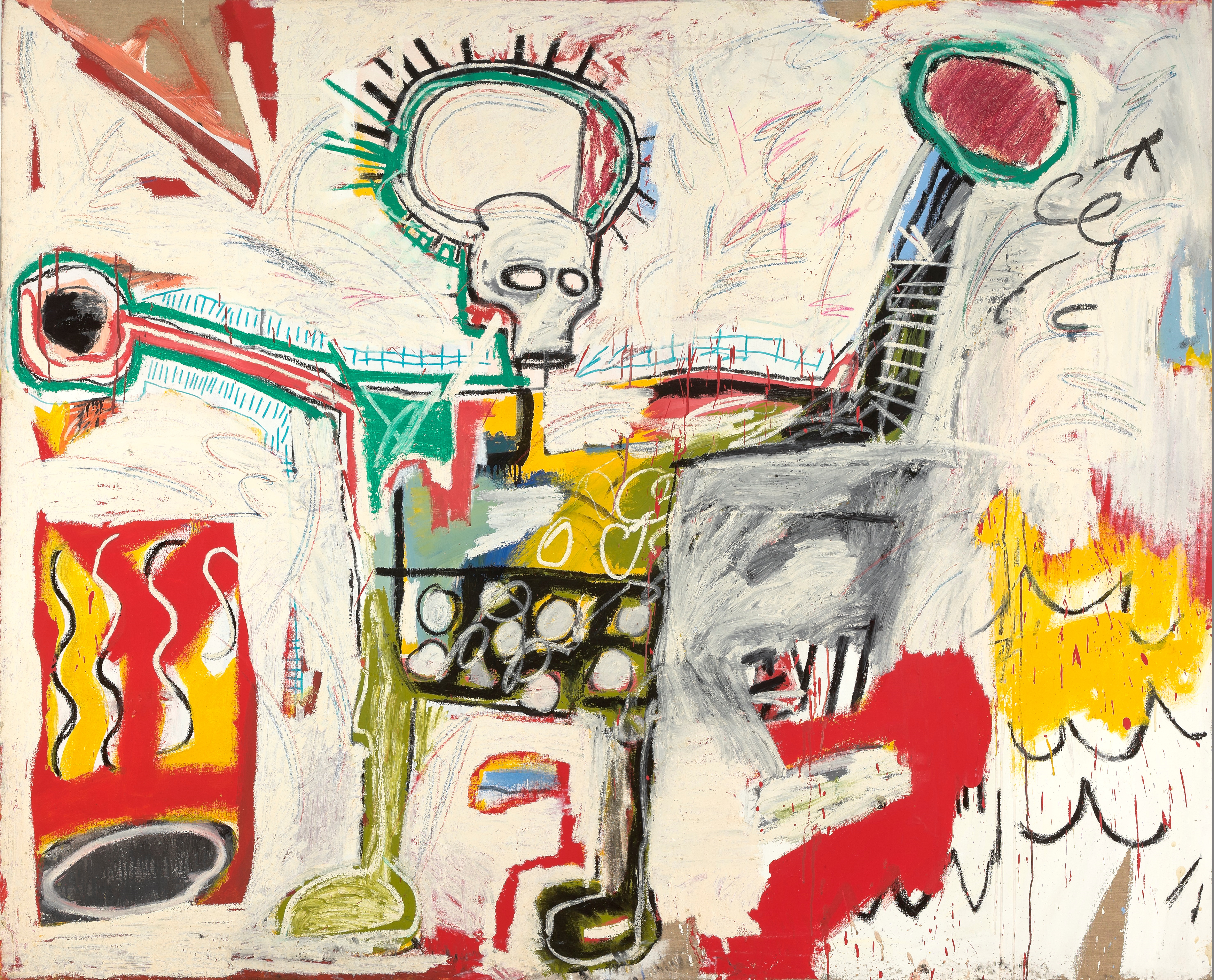 Jean-Michel Basquiat, Untitled 1982, Museum Boijmans Van Beuningen, Studio Tromp, Rotterdam
© The Estate of Jean - Michel Basquiat, Licensed by Artestar, New York