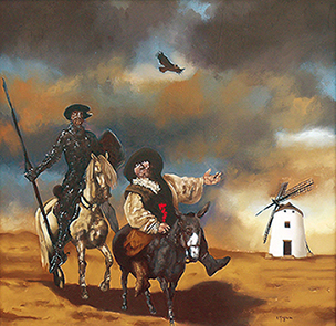 Impero Nigiani. Il fantastico cavaliere Don Quijote