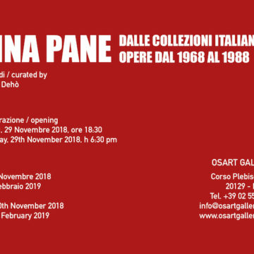GINA PANE DALLE COLLEZIONI ITALIANE. Opere dal 1968 al 1988