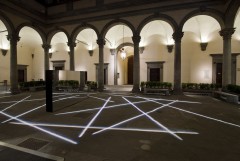Bianco-Valente, Tu sei qui, Cortile di Palazzo Strozzi, 2014 foto Martino Margheri 